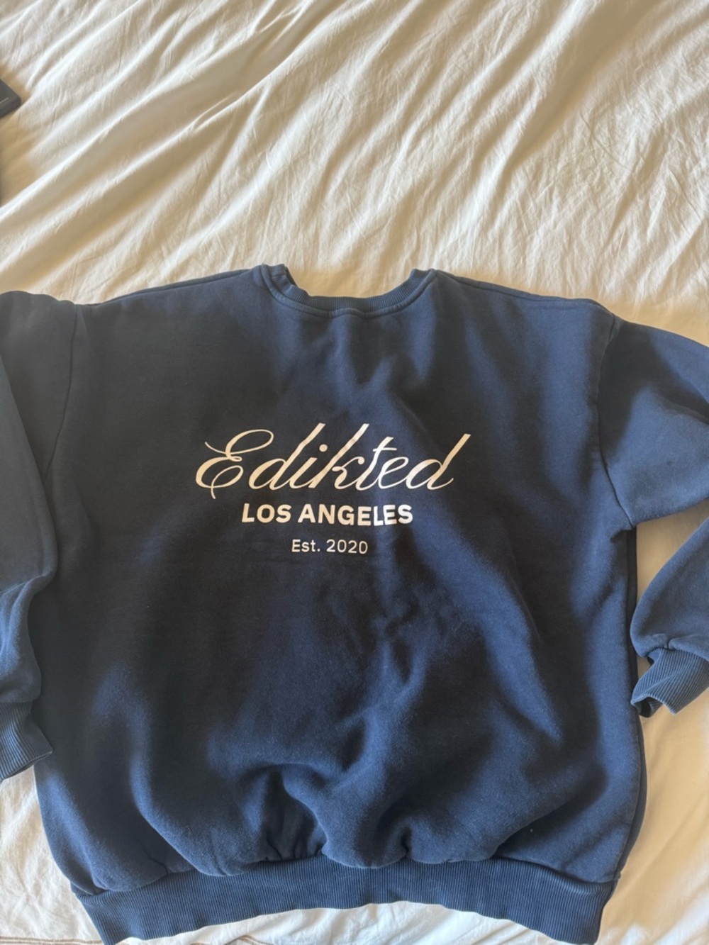 Edikted Navy Sweatshirt